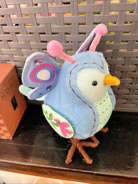 Aurora Blue Bird Plush Stuffed Animal